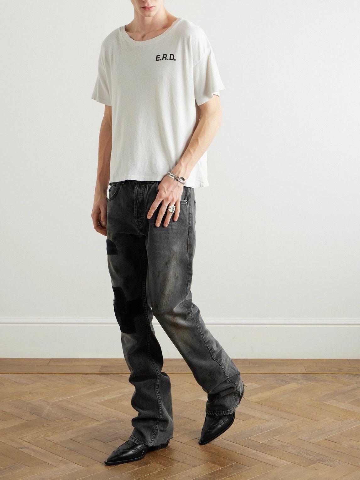 Enfants Riches Déprimés - Patchwork Slim-Fit Flared Corduroy