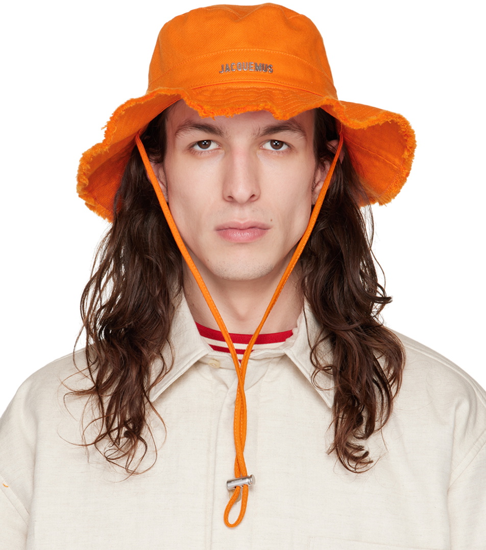 Jacquemus Orange 'Le Bob Artichaut' Bucket Hat Jacquemus