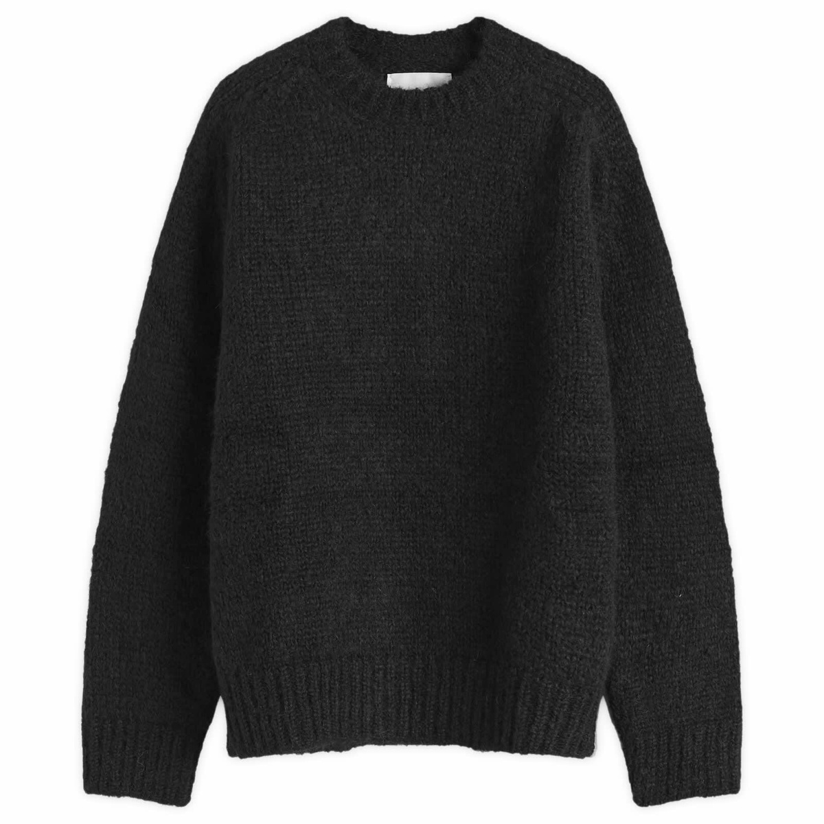 Jil Sander Men's Plus Chunky Knit Jumper in Black Jil Sander