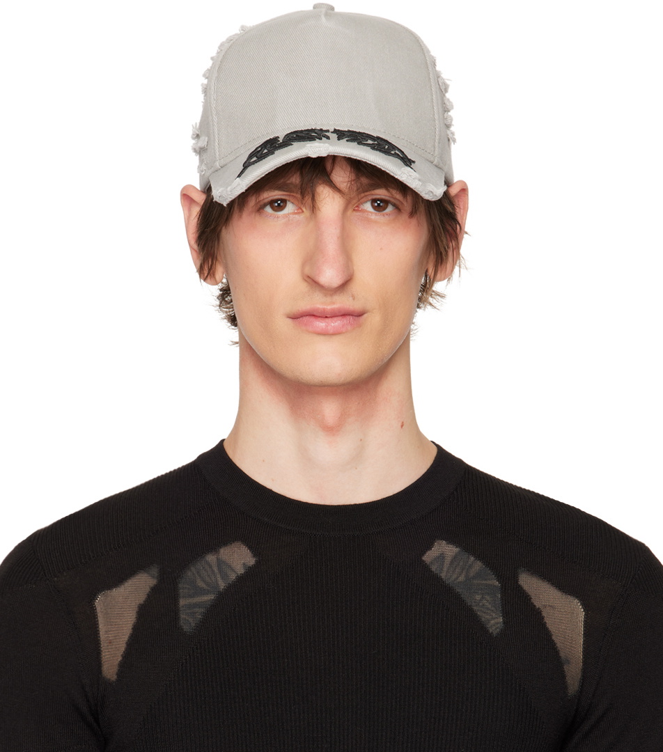 HELIOT EMIL Gray Distorted Cap Heliot Emil