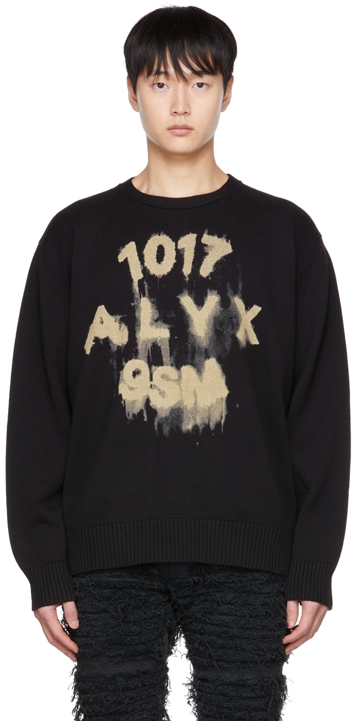 1017 ALYX 9SM Black Print Sweater 1017 ALYX 9SM