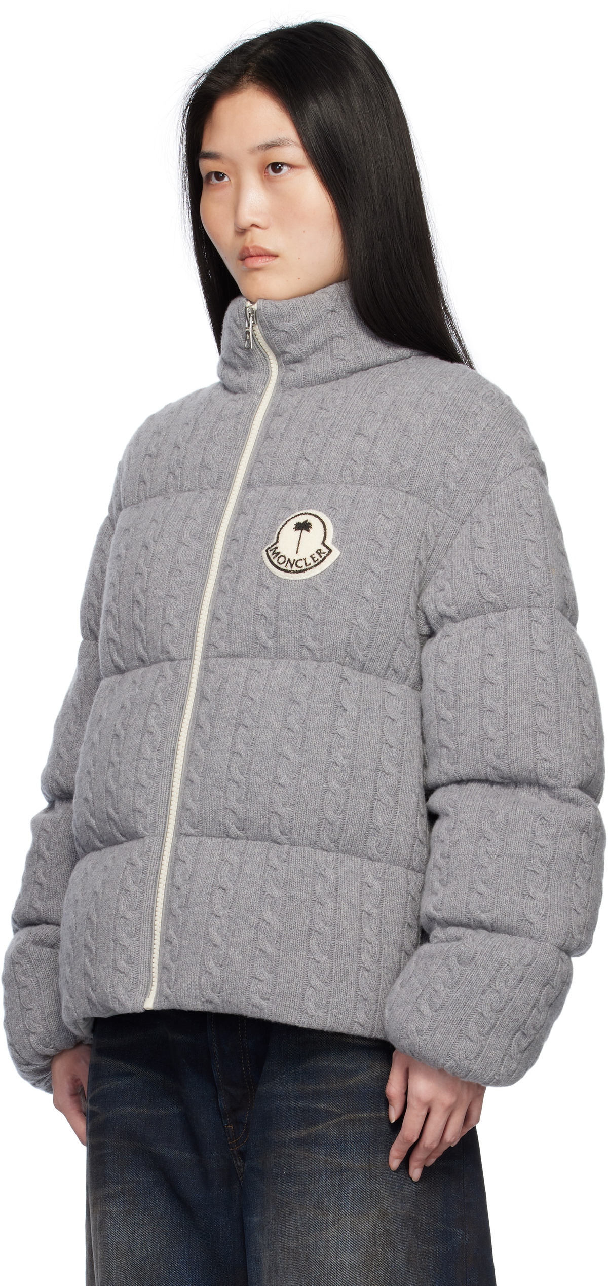 Moncler Genius Moncler x Palm Angels Gray Austru Down Jacket