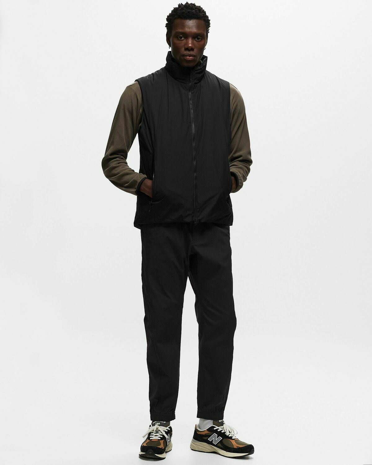 Goldwin Gore Tex Windstopper Puffy Mil Vest Black Vests Goldwin