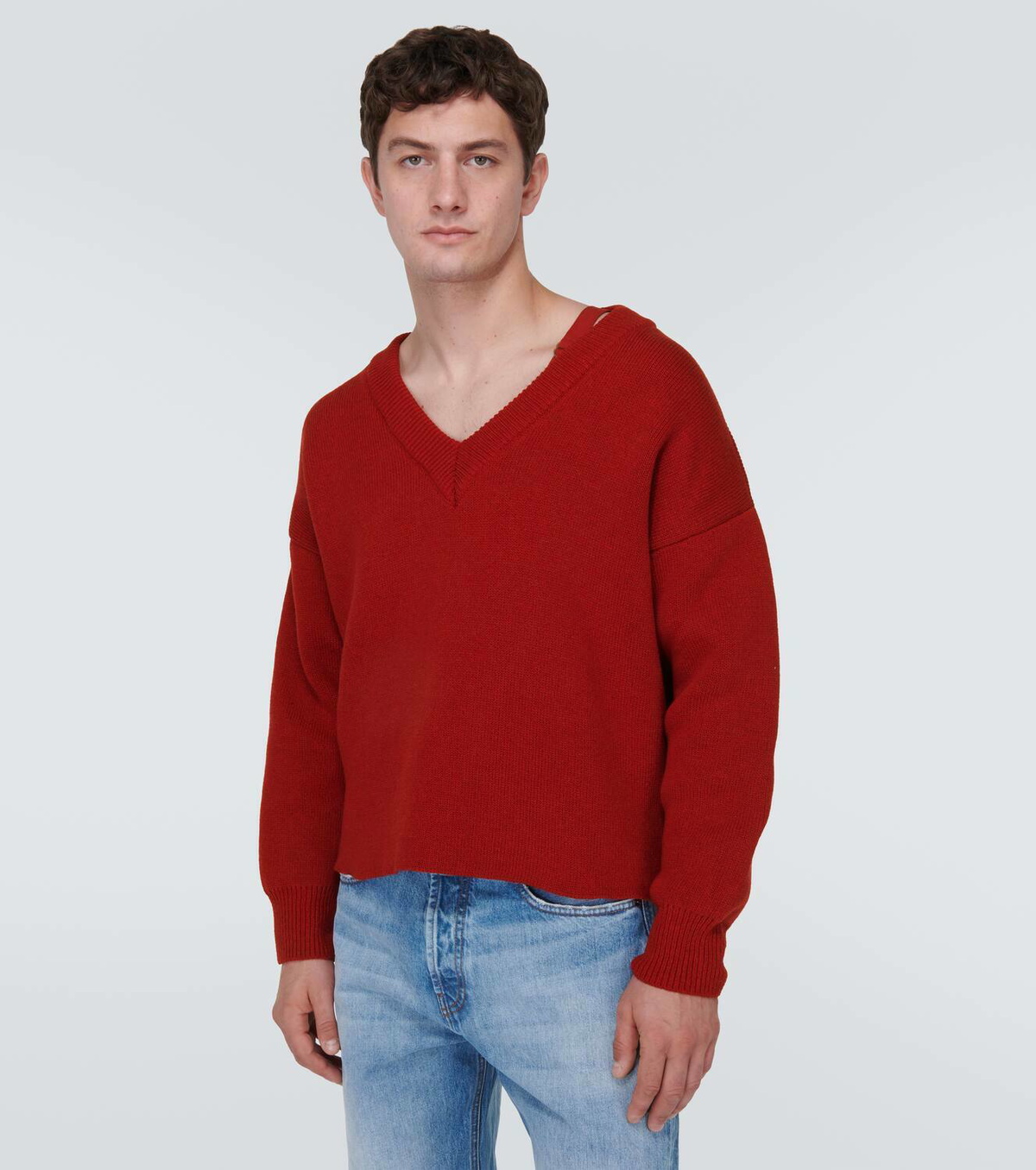 Jacquemus La Maille Sargas asymmetric sweater Jacquemus