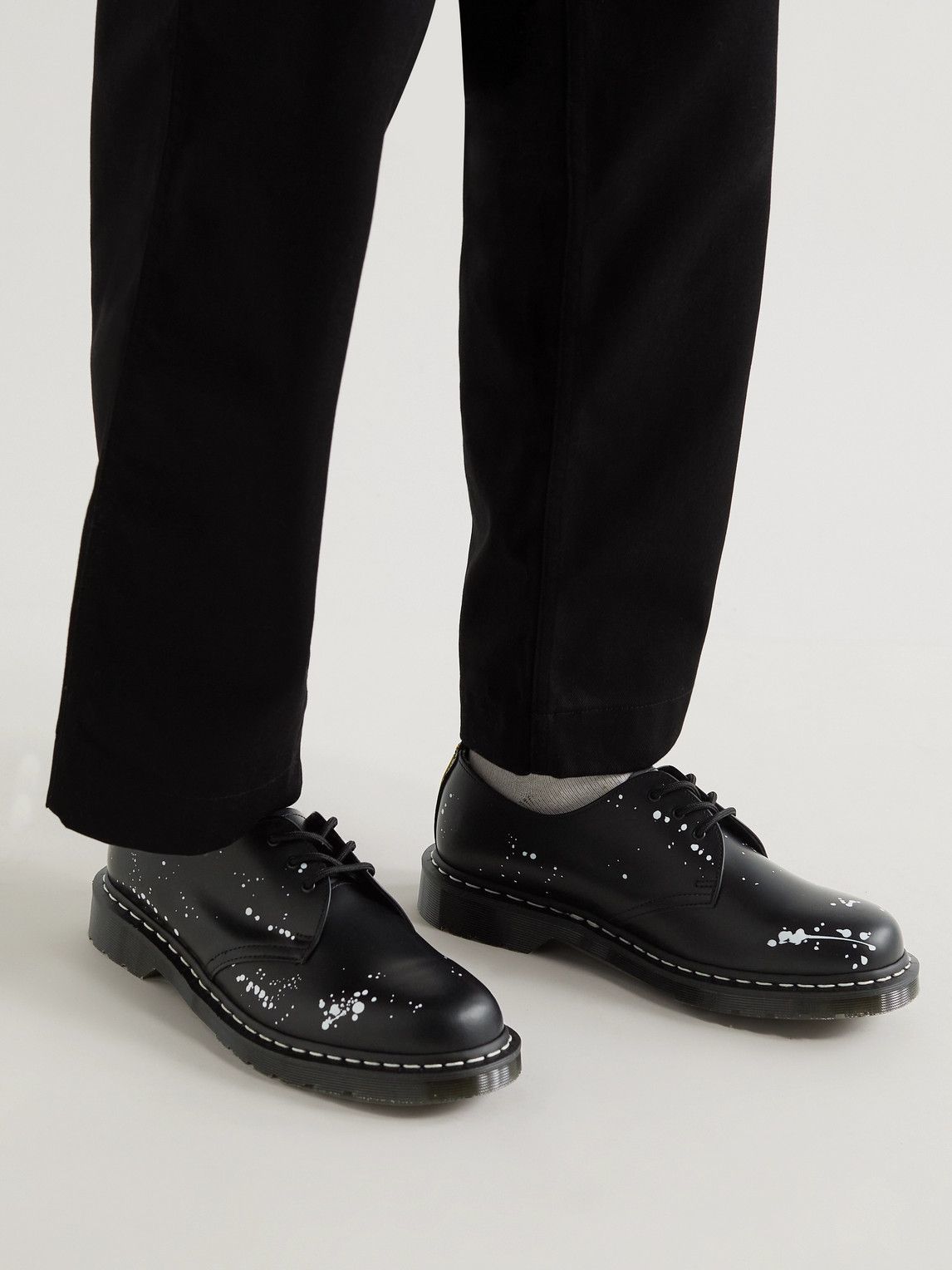 Dr. Martens - Neighborhood 1461 Paint-Splattered Leather Derby