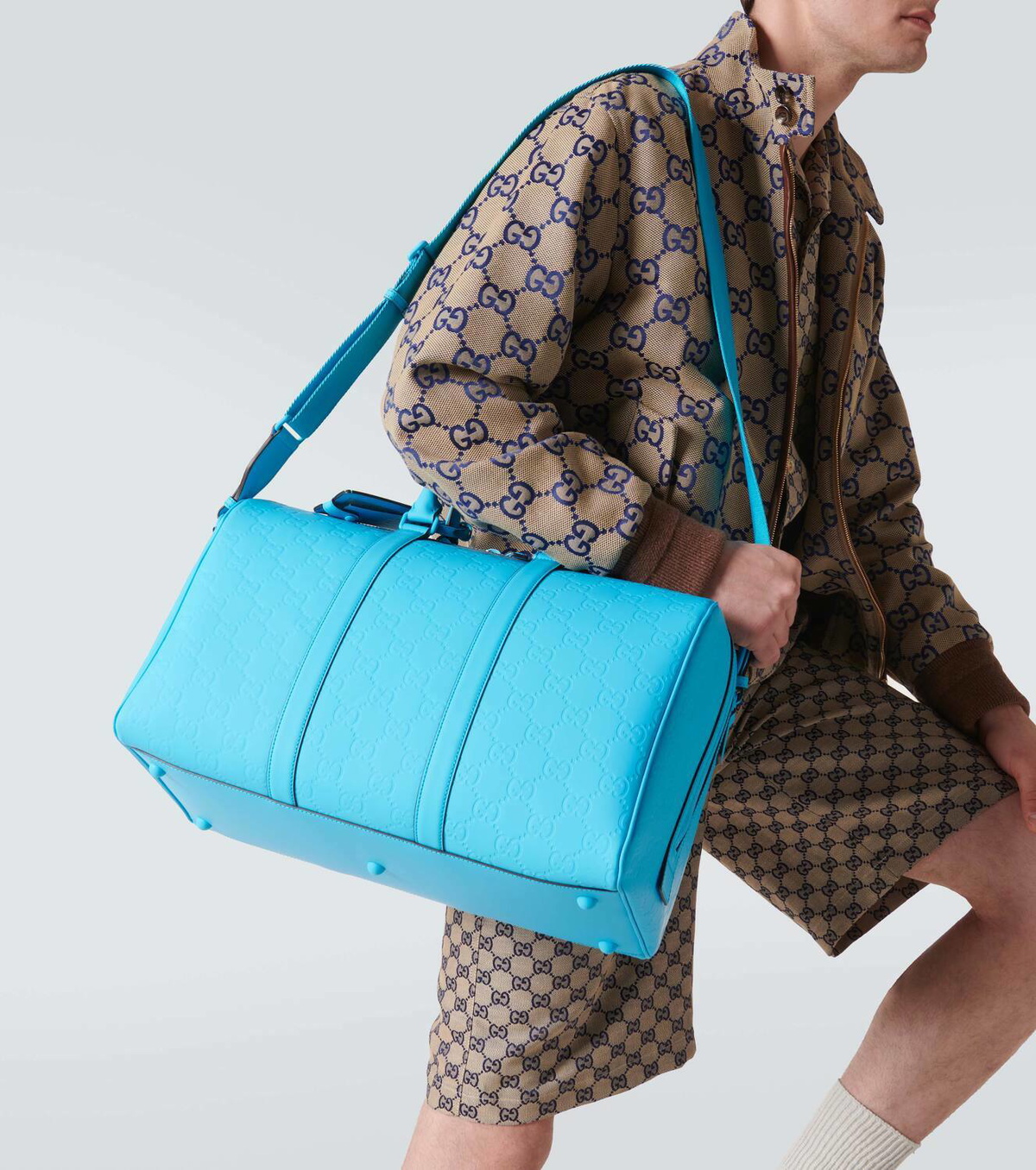 Gucci GG debossed PVC duffel bag Gucci