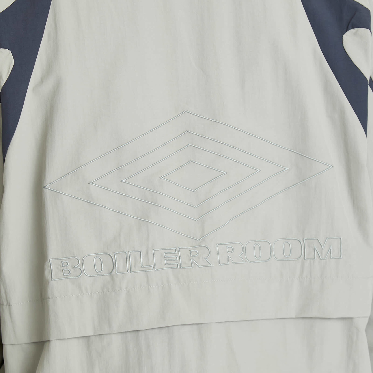 Boiler Room Men's x Umbro Shell Track Jacket in Grey Boiler Room