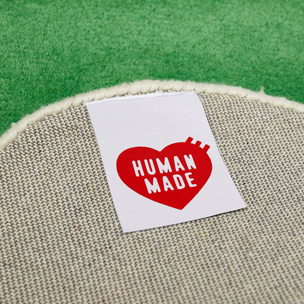 Human Made Men's Large Duck Face Rug in Green Human Made