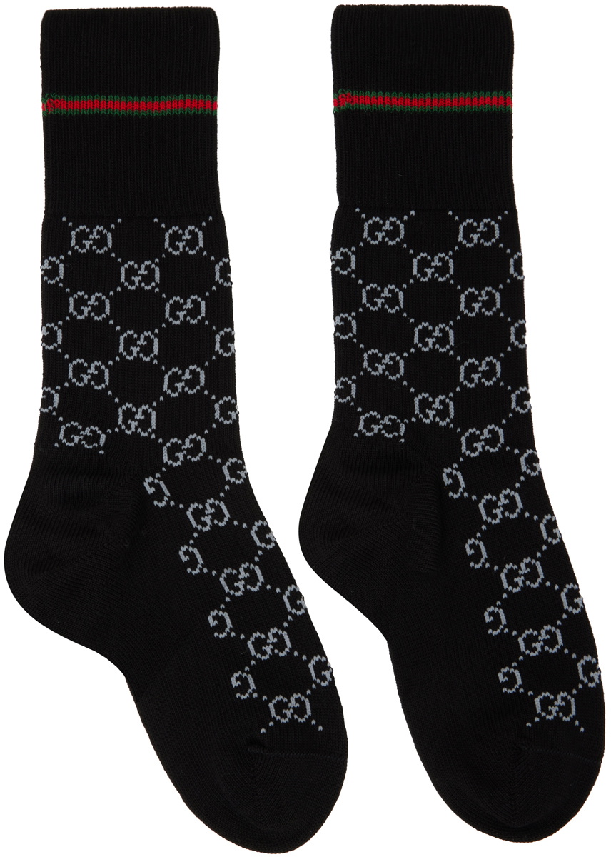 Gucci Black GG Socks Gucci
