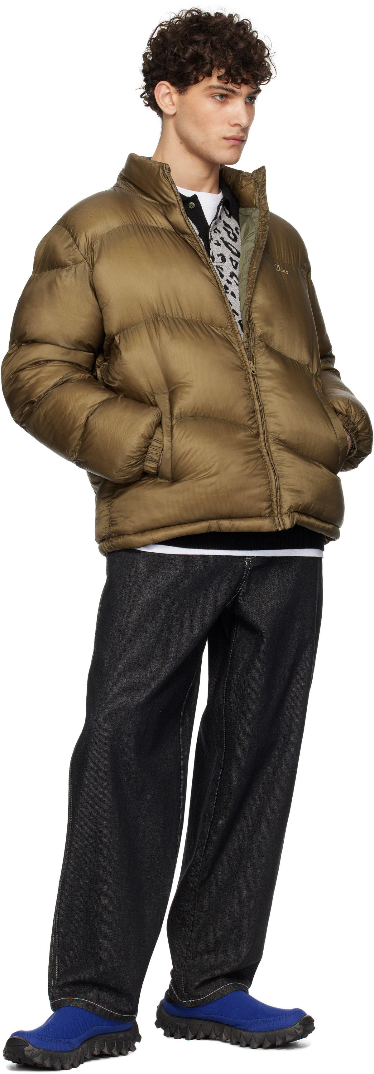 Dime Gold Classic Ripstop Puffer Jacket Dime