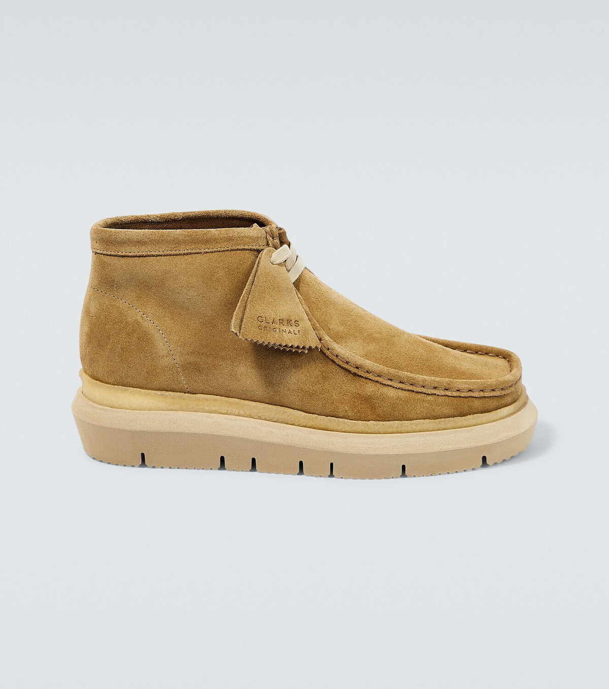 Sacai x Clarks Hybrid Wallabee suede boots Sacai