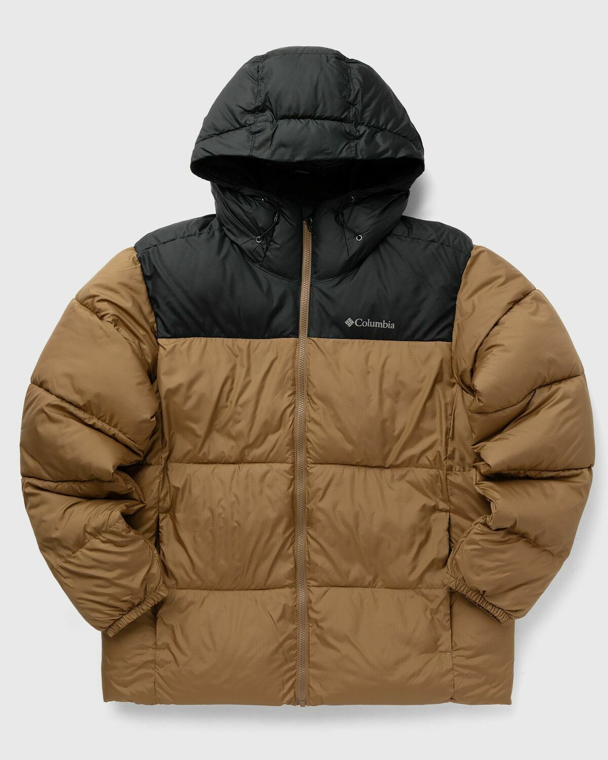 Columbia Puffect Hooded Jacket Black/Brown Down & Puffer Jackets