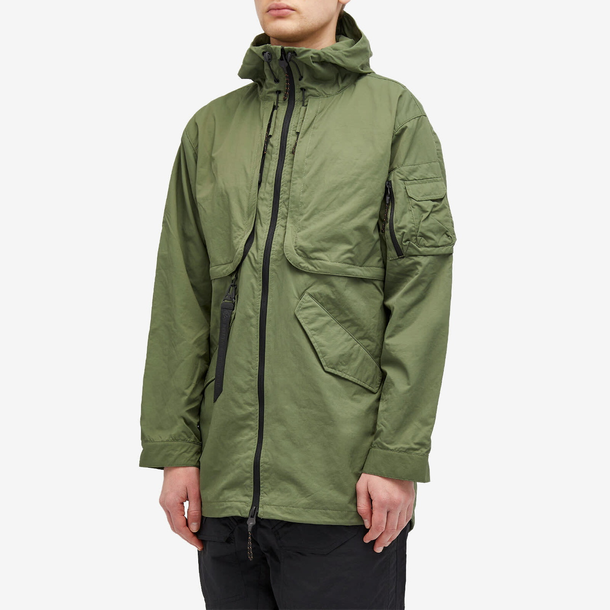 Alpha Industries Men's UV Fishtail Jacket in Sage Alpha Industries