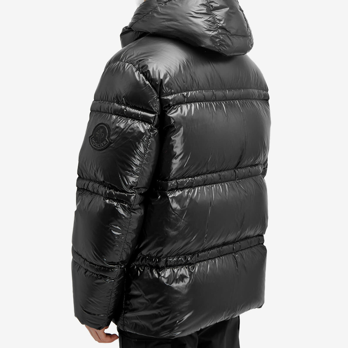 Moncler Men's Thuban Lightweight Nylon Jacket in Black Moncler