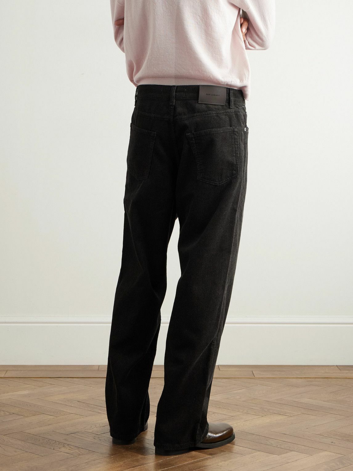 Our Legacy - Vast Wide-Leg Herringbone Jeans - Brown Our Legacy