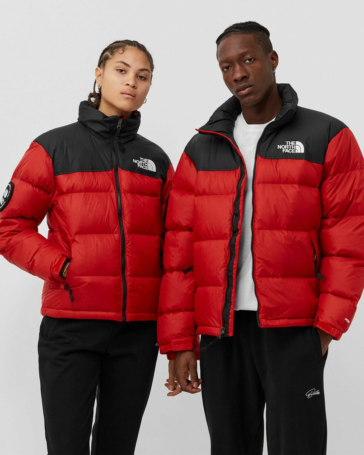The North Face 92 Retro Anniversary Nuptse Jacket Red Down