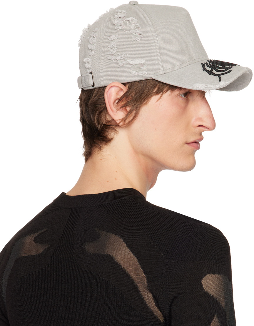 HELIOT EMIL Gray Distorted Cap Heliot Emil