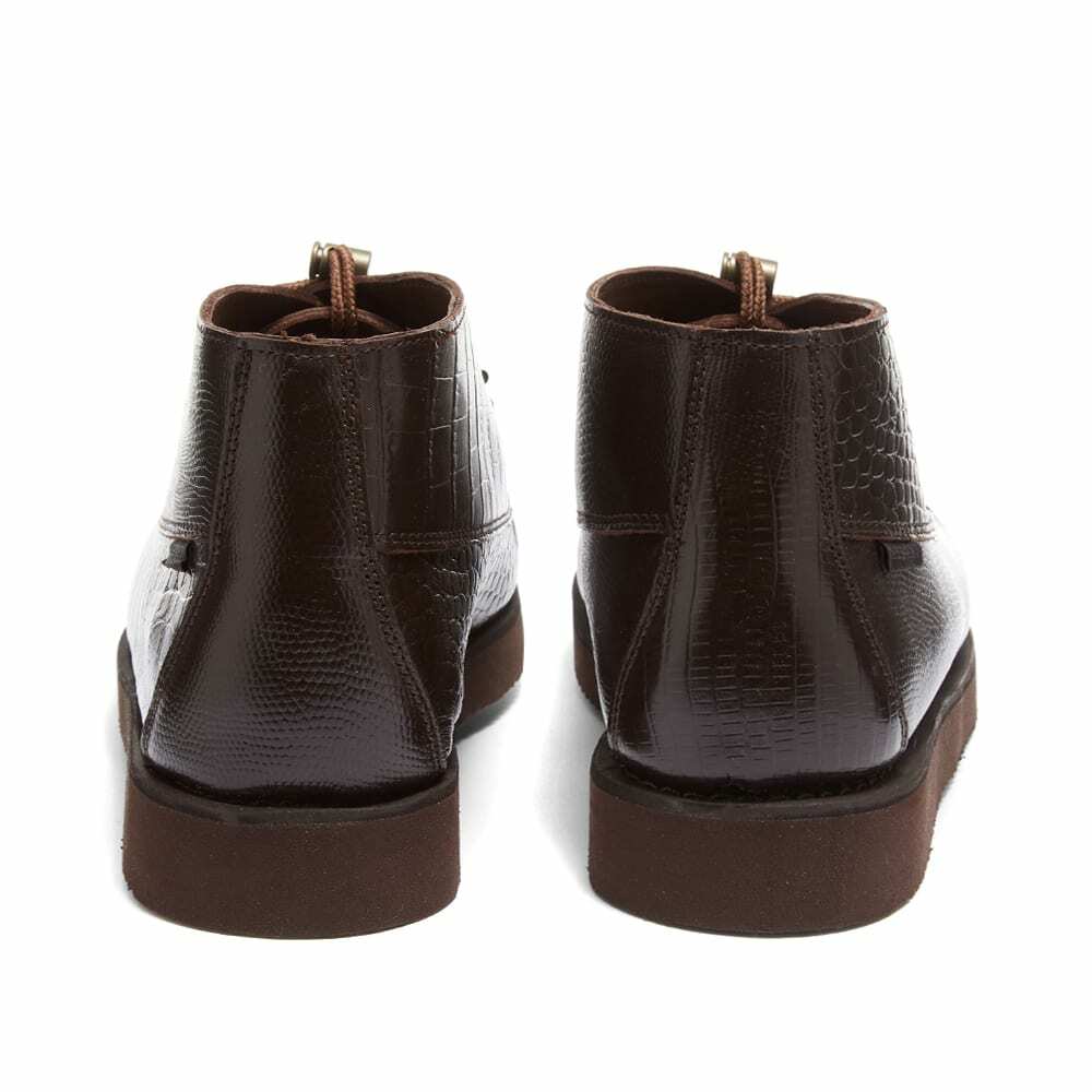 Sebago x Engineered Garments Overlap Mid Exotic in Dark Brown Sebago