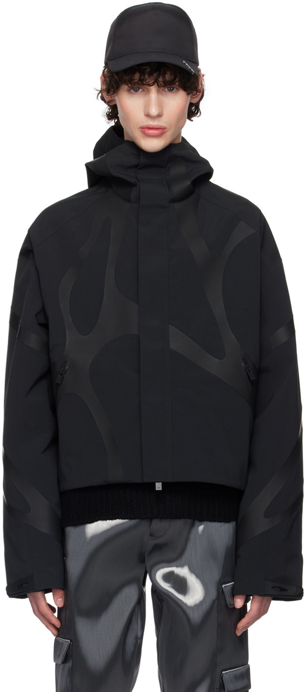 HELIOT EMIL Black Insterno Technical Jacket Heliot Emil