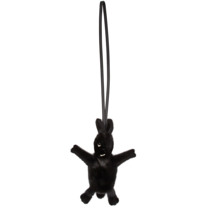 Rick Owens Black Fur Fat Bunny Bag Rick Owens