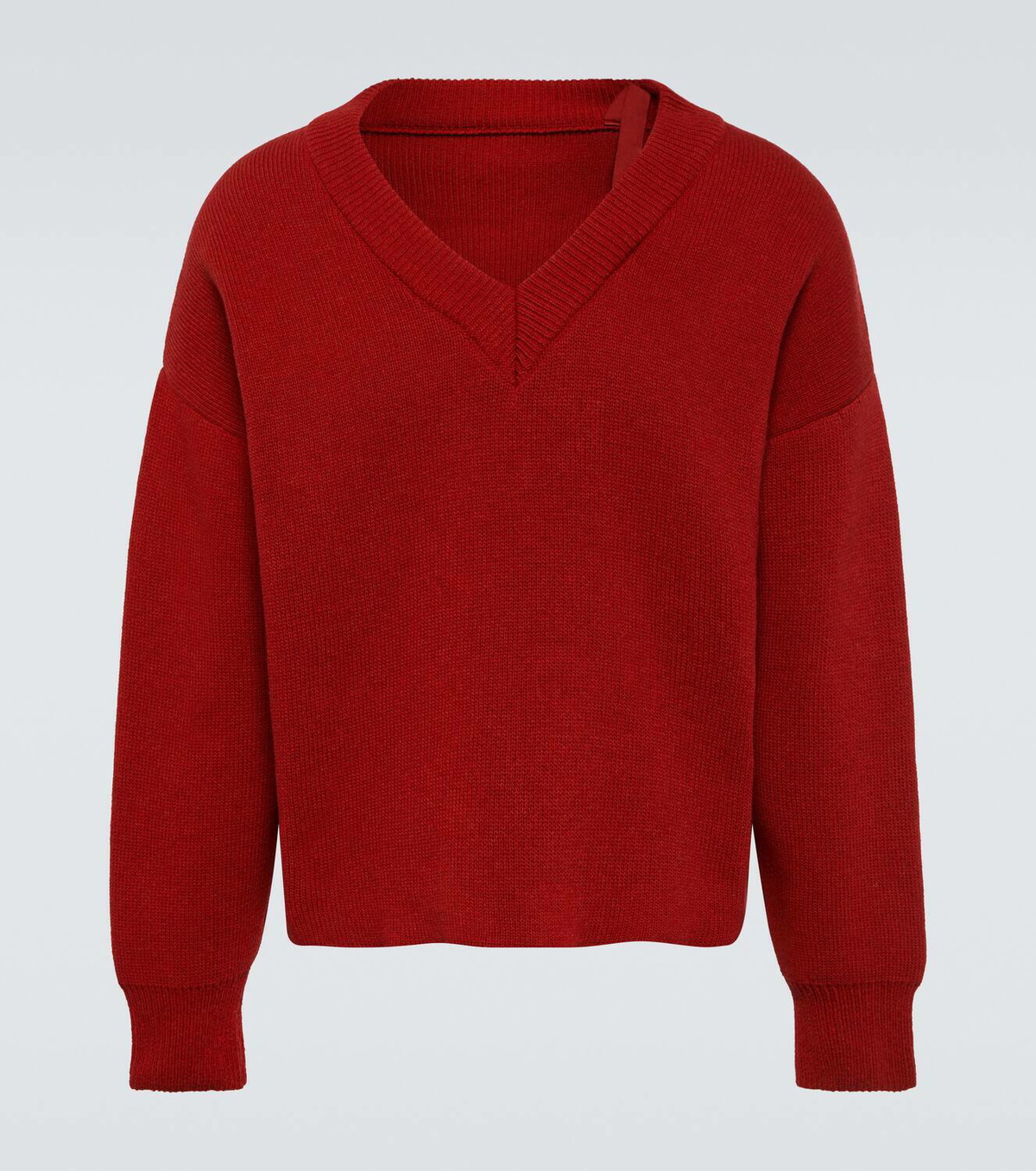 Jacquemus La Maille Sargas asymmetric sweater Jacquemus
