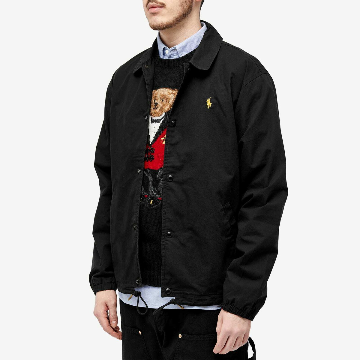 Polo Ralph Lauren Men's Lunar New Year Coach Jacket in Polo Black