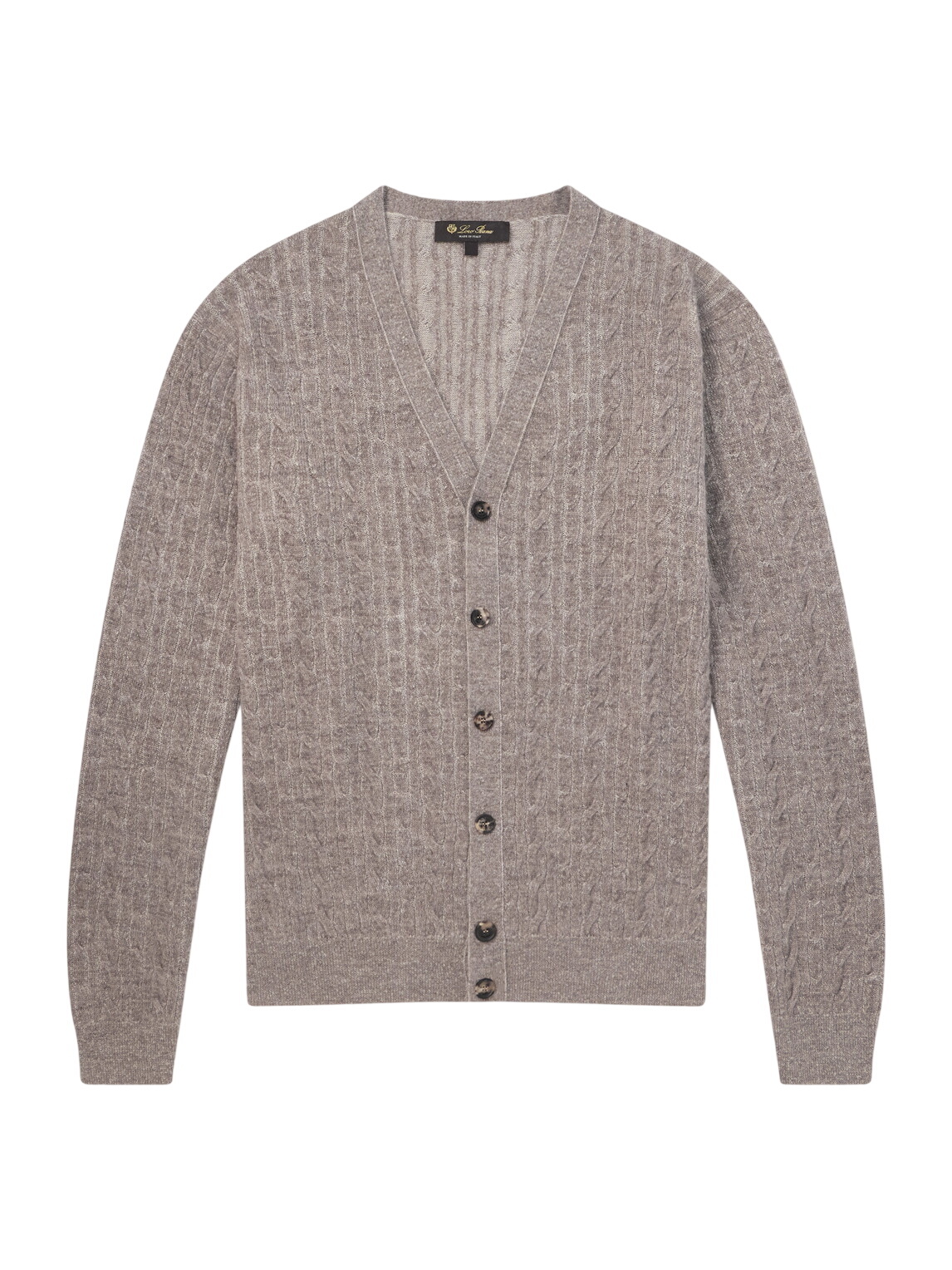 Loro Piana - Silk and Linen-Blend Zip-Up Cardigan - Gray Loro Piana
