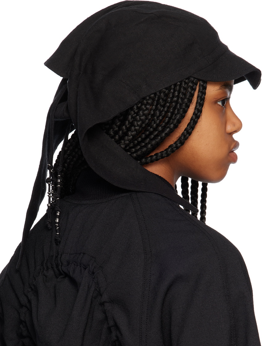 Hyein Seo Black Knot Cap Hyein Seo