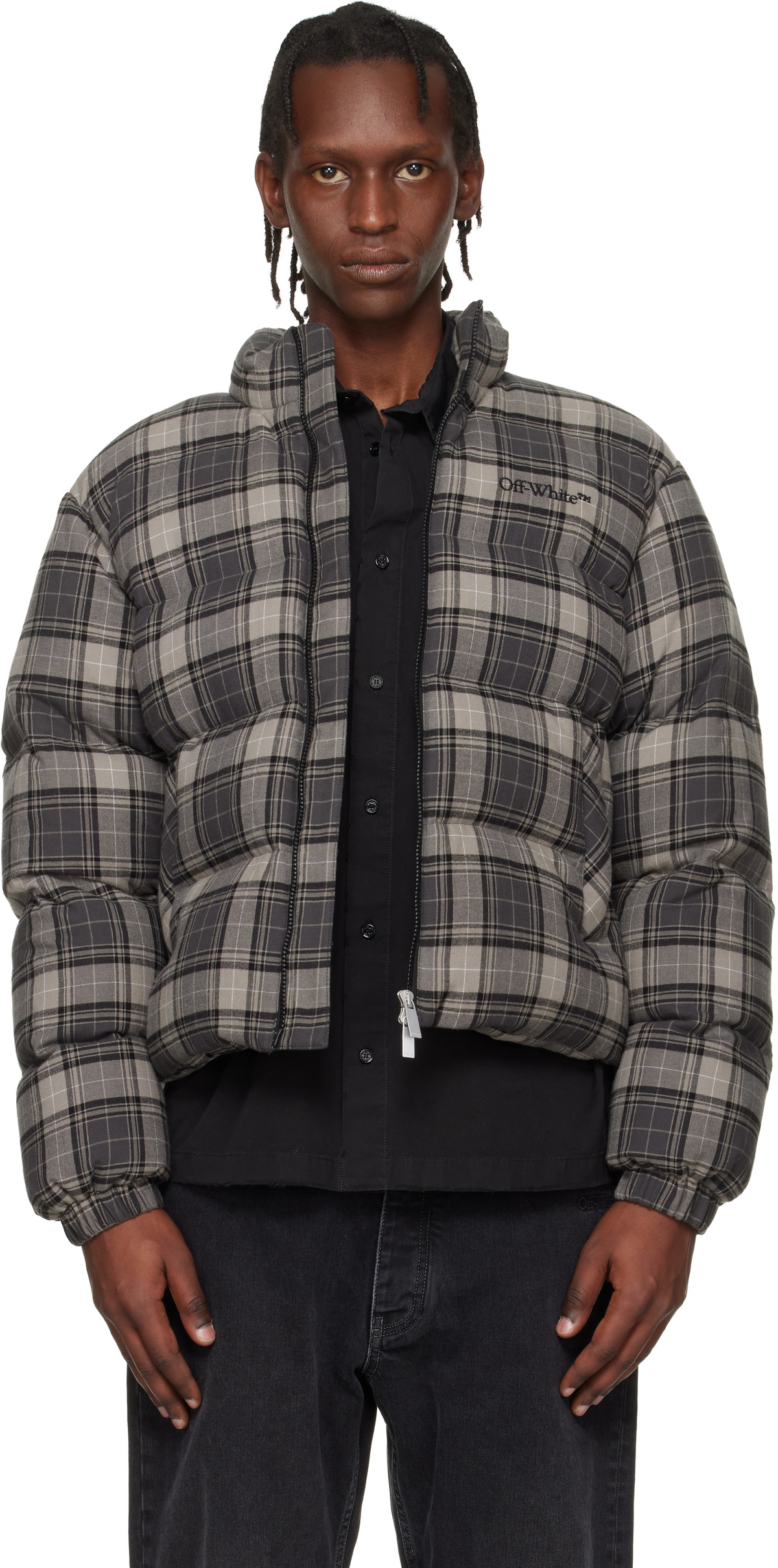 Off-White Quotes Puffer Jacket Off-White