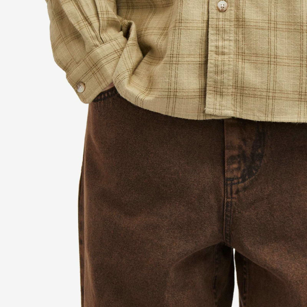 Polar Skate Co. Men's Big Boy Jeans in Brown Black Polar Skate Co.