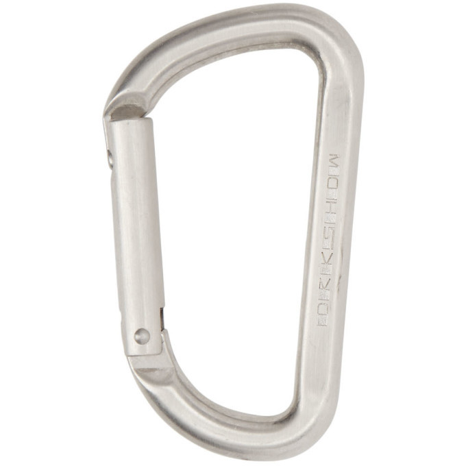 Rick Owens Drkshdw Silver Clip Keychain Rick Owens Drkshdw