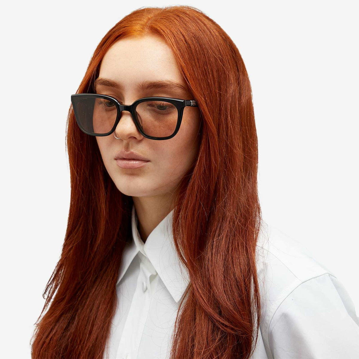 Gentle Monster Pino Sunglasses in Black/Brown Gentle Monster