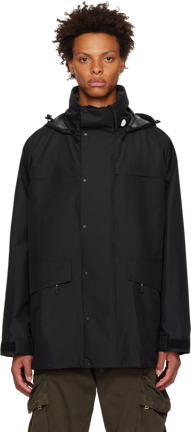 Moncler Genius 4 Moncler HYKE Black Rhonestock Coat Moncler Genius