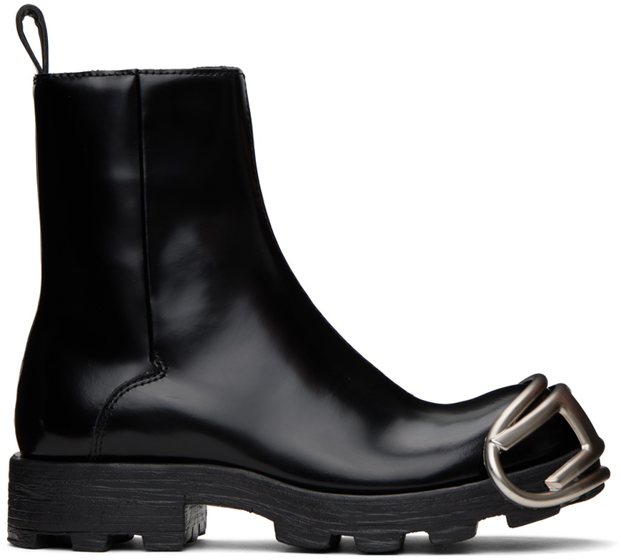 Diesel Black D-Hammer Bt Zip D Boots Diesel