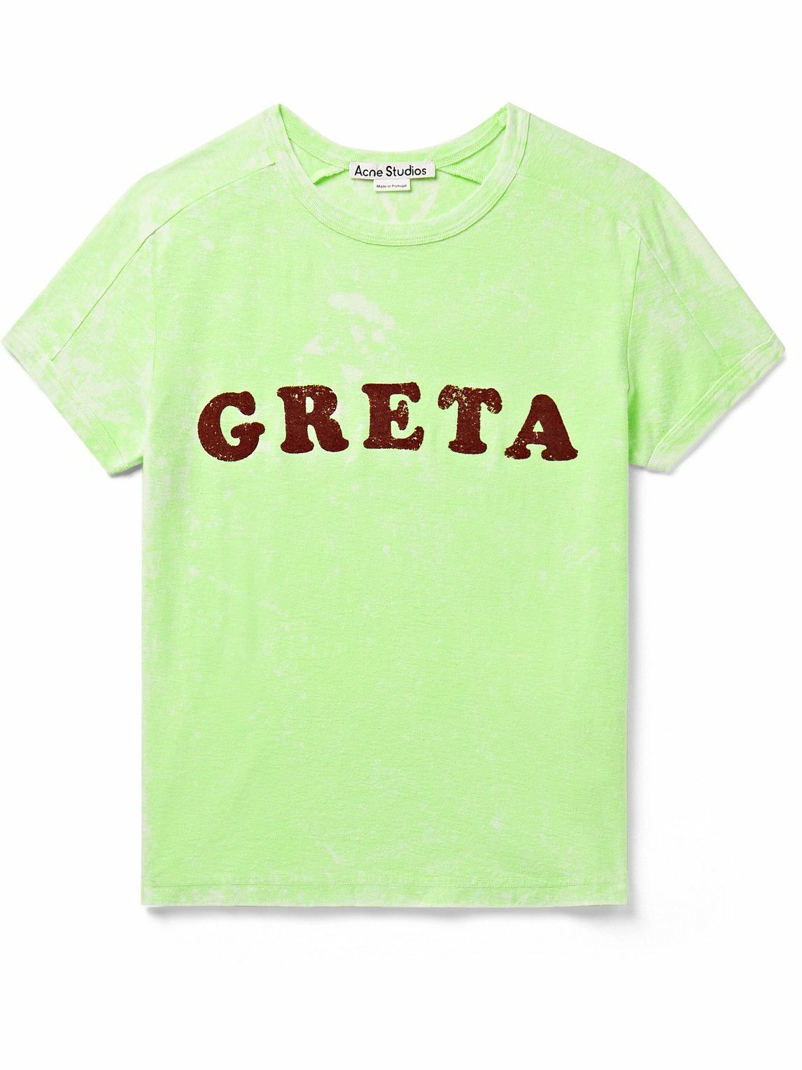 Acne Studios - Harriet Brown & Co. Inc. Cropped Flocked Cotton and