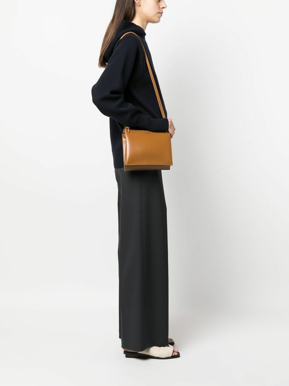 JIL SANDER - Giro Small Leather Crossbody Bag Jil Sander