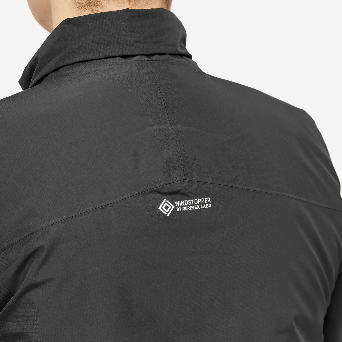 Snow Peak Men's Gore-Tex Windstopper Warm Vest in Black Snow Peak