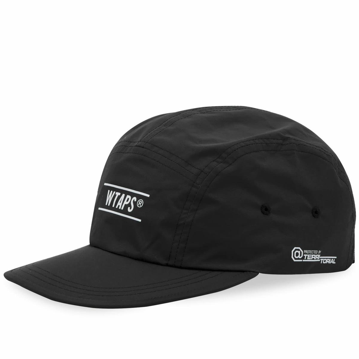 WTAPS Men's 15 6 Panel Nylon Cap in Black WTAPS