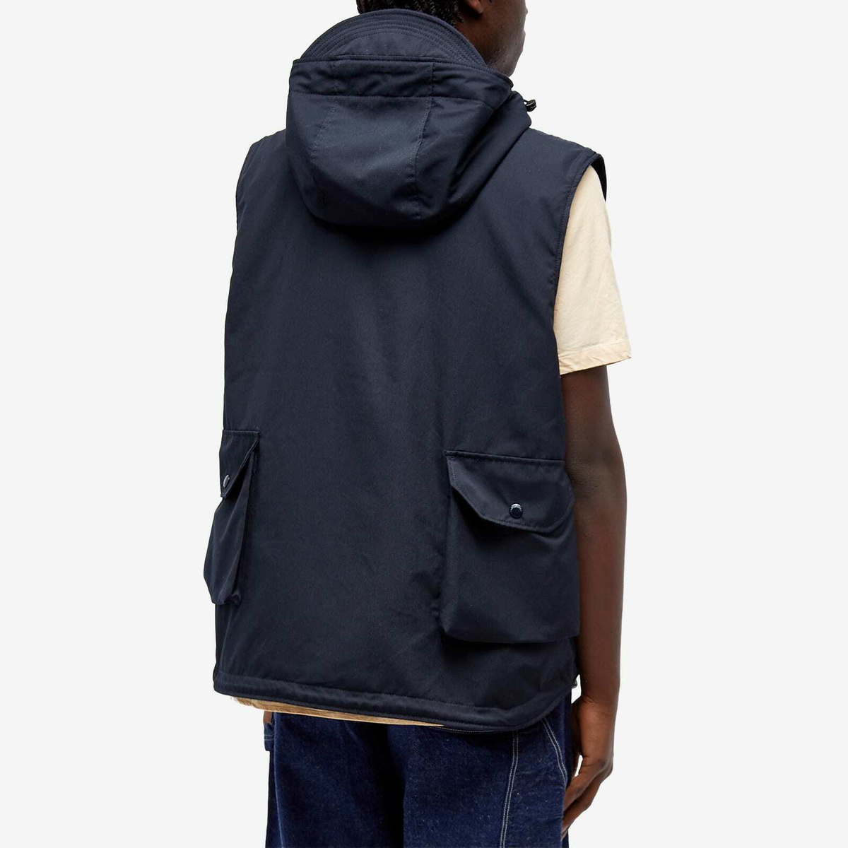 Engineered Garments Men's Field Vest in Dark Navy Engineered Garments