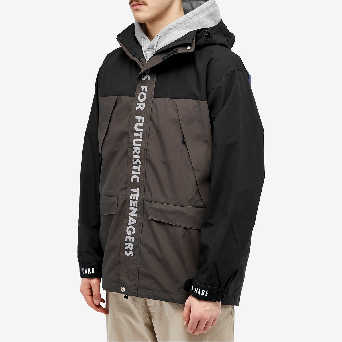 Human Made Men's 3-Layer Shell Jacket in Black Human Made