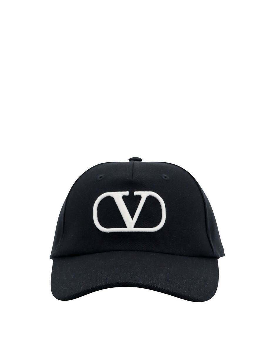Valentino Garavani Hat Black Mens Valentino Garavani