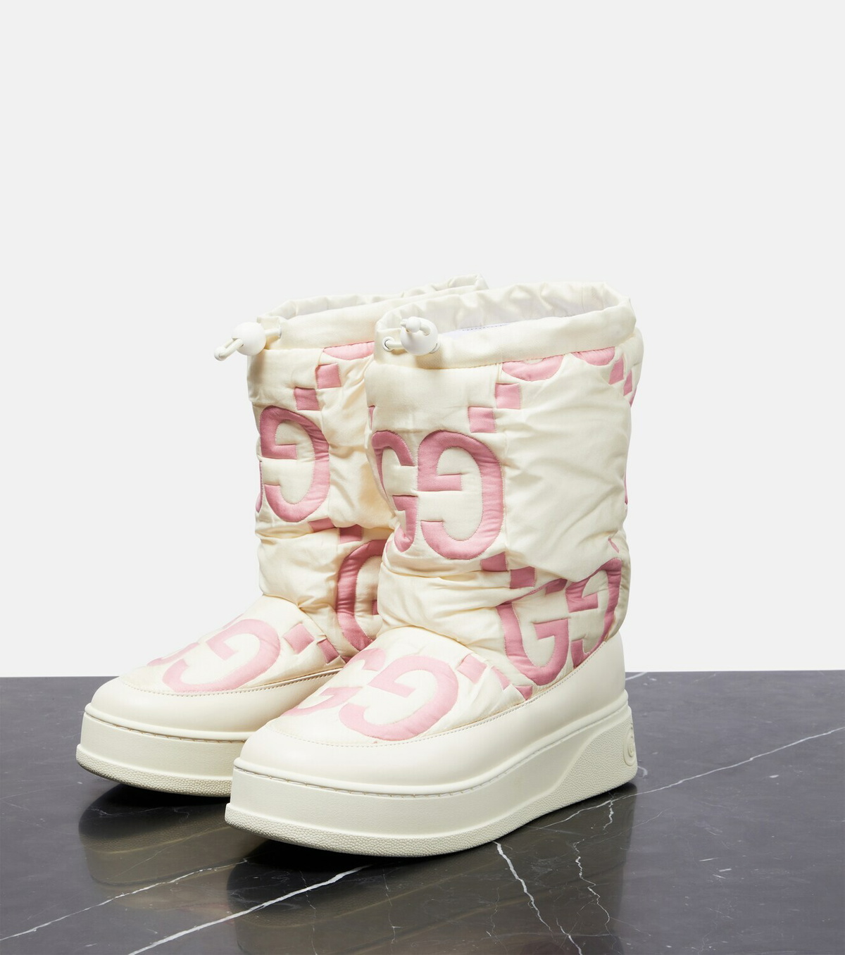 Gucci - GG matelassé snow boots Gucci