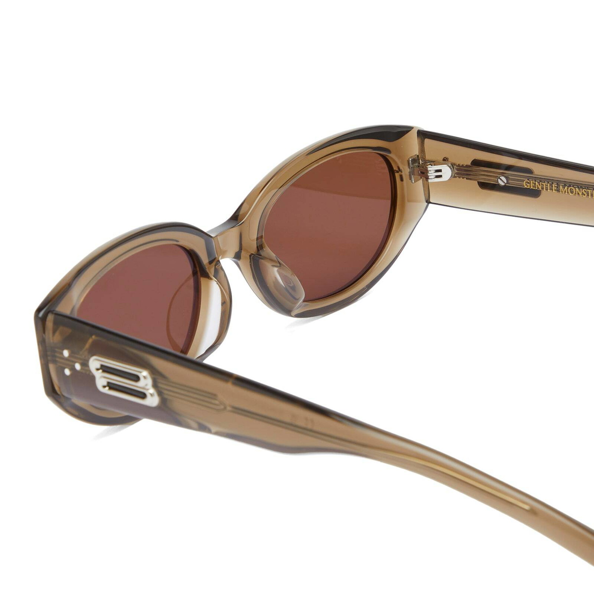Gentle Monster Void Sunglasses in Khaki Gentle Monster