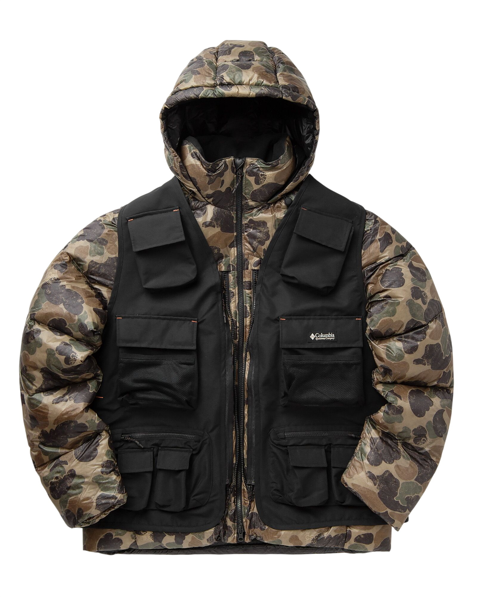 Columbia Wallowa™ Down Hooded Jacket Brown Mens Down & Puffer
