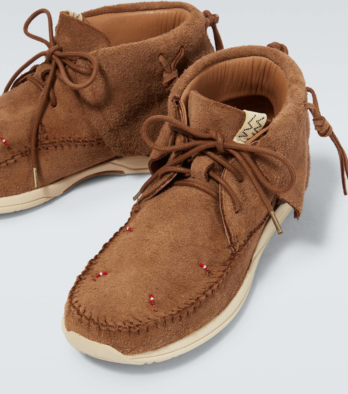 Visvim - FBT fringed suede moccasins Visvim