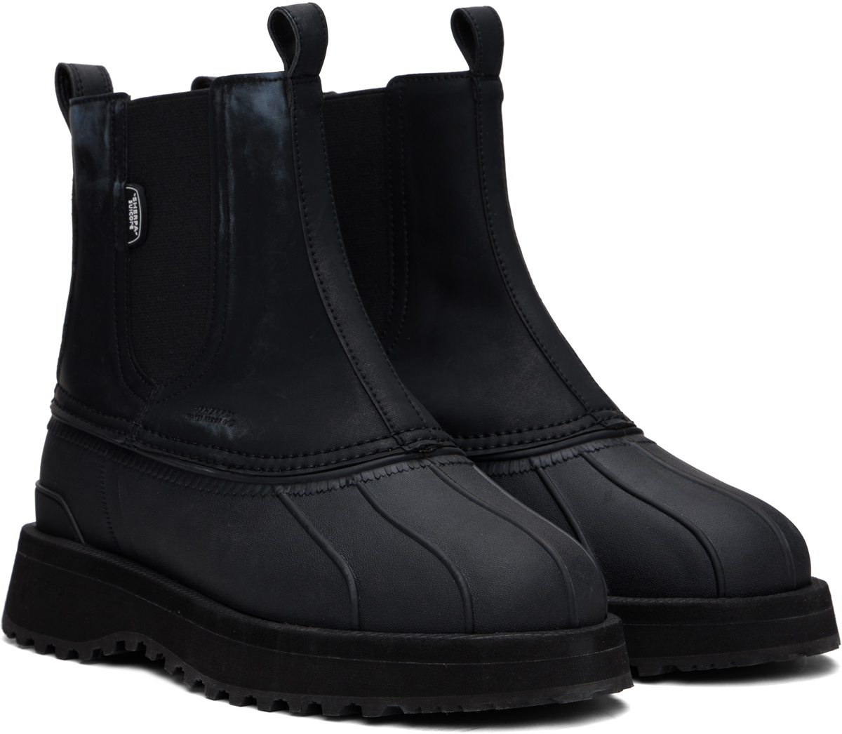 SUICOKE Black ALGO-TRwpab Chelsea Boots Suicoke