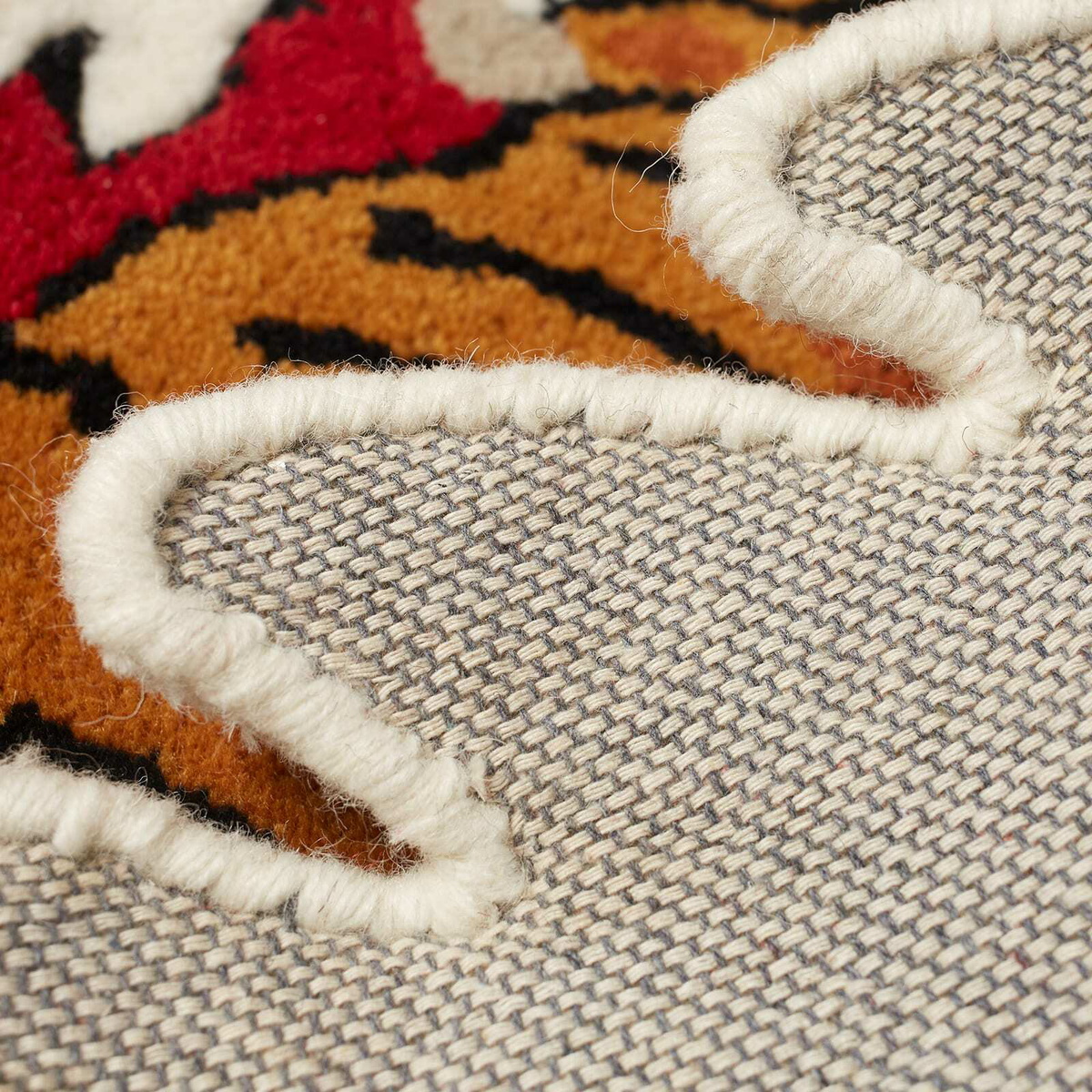Wacko Maria Men's x Tim Lehi Flaming Tiger Rug in Multi Wacko Maria