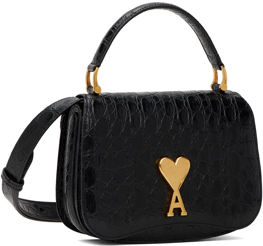AMI Paris Black Top Handle Paris Paris Bag AMI