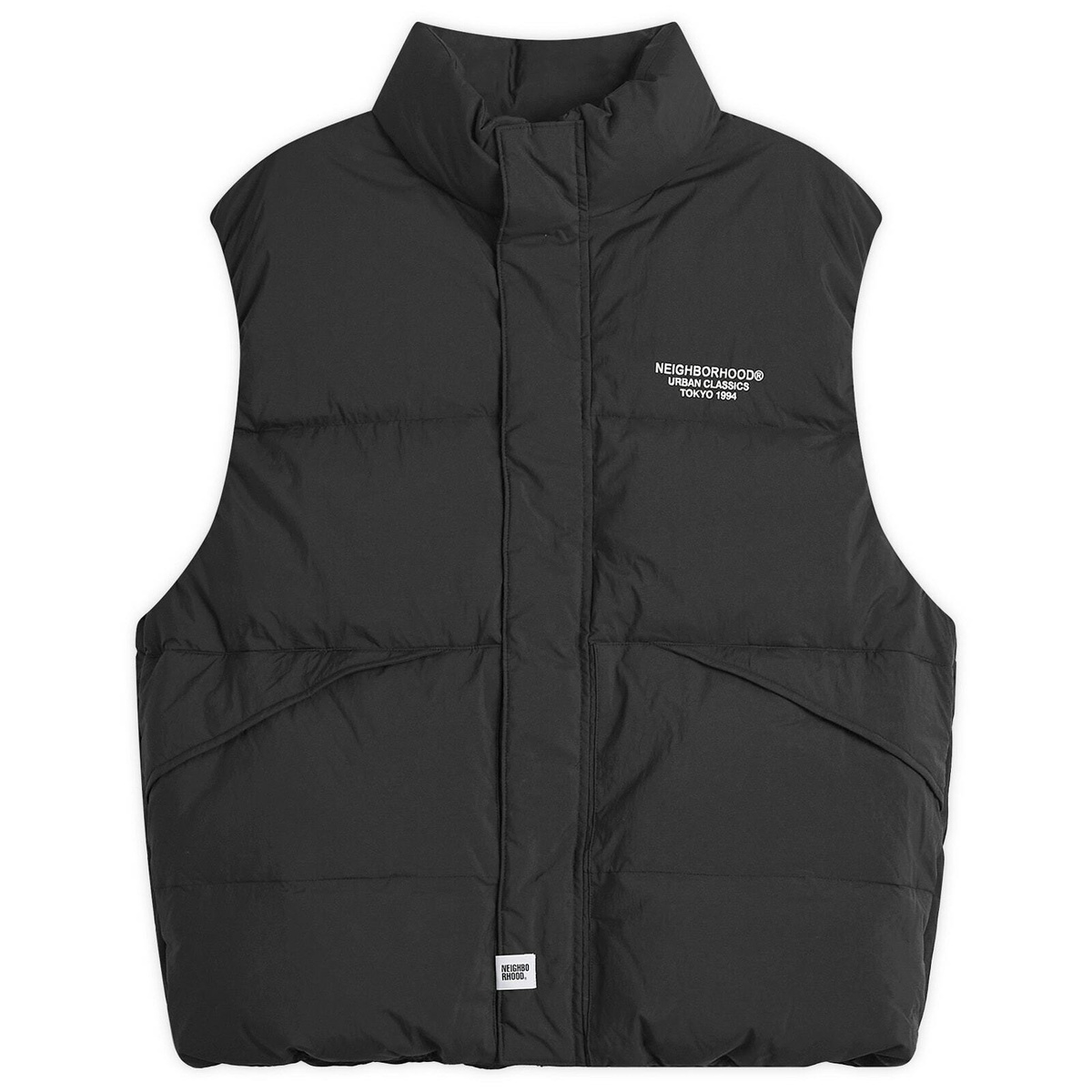 Neighborhood Men's Padded Work Vest in Black Neighborhood