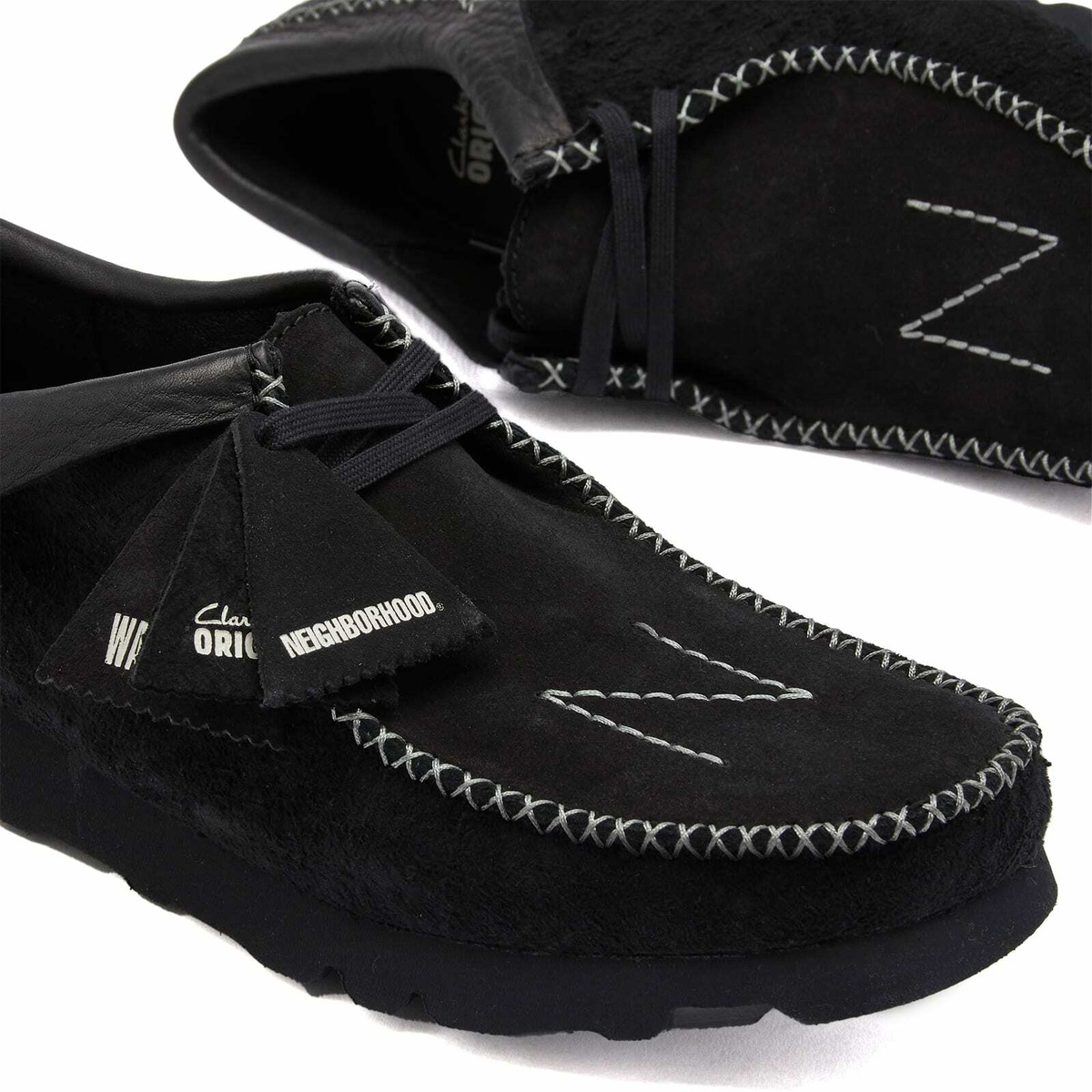Clarks Originals Men's x Neighborhood Wallabee in Black Clarks